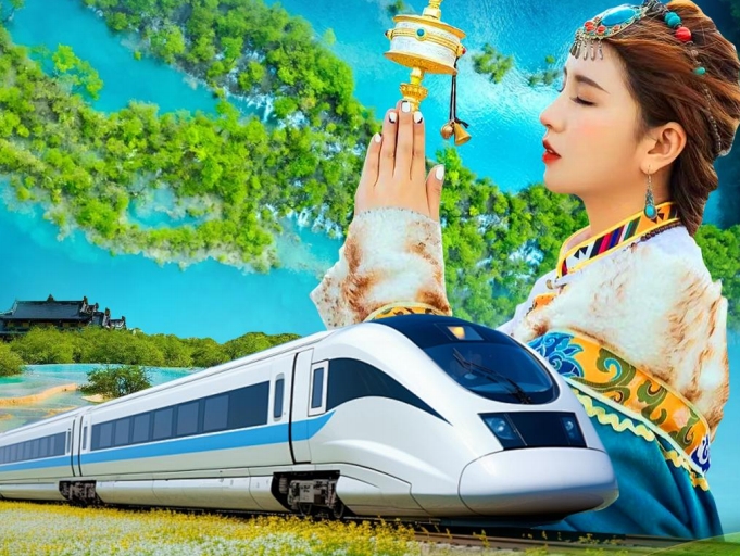 纯净的天空 人间的天堂 意境九寨 N G H 九寨沟+黄龙 高铁3日游-九寨假期